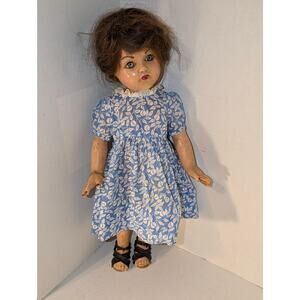 Antique Vintage 1930's 20" Composition Effanbee Anne Shirley Doll